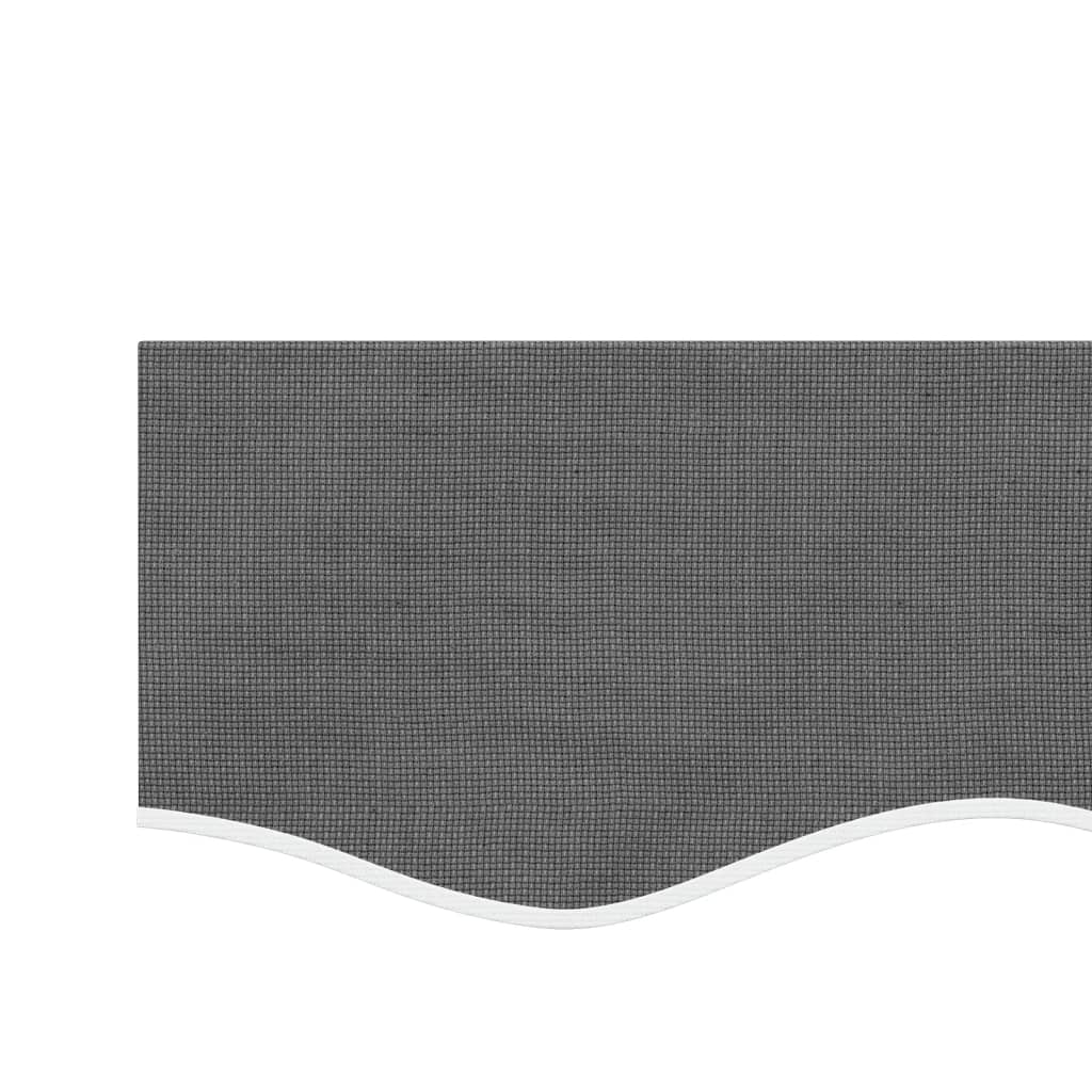 Tecido de substituição para sanefa de toldo 400 cm riscas antracite