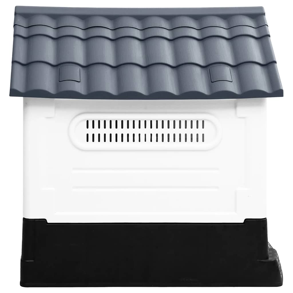Casota para cães cinza 57x68x66 cm polipropileno