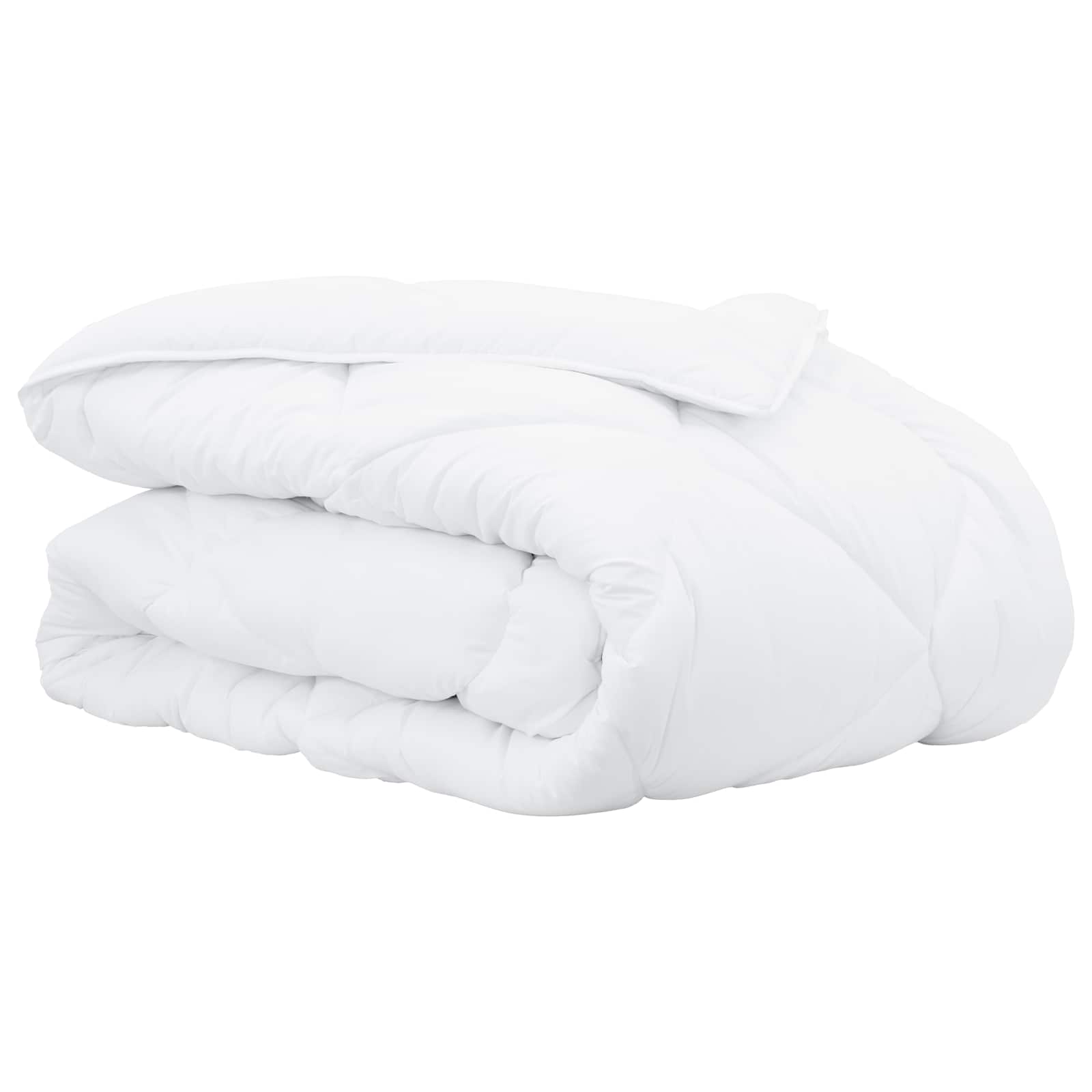 Edredom de inverno branco 240 x 222 x 5 cm poliéster
