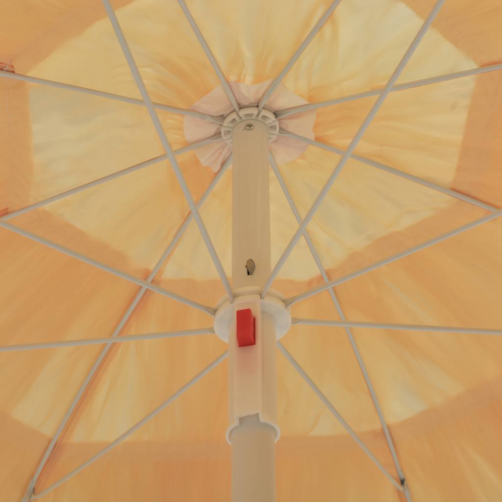 Guarda-sol de praia natural 180 cm estilo havaiano