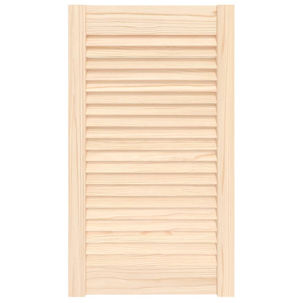 Porta de armário com design de persiana pinho maciço