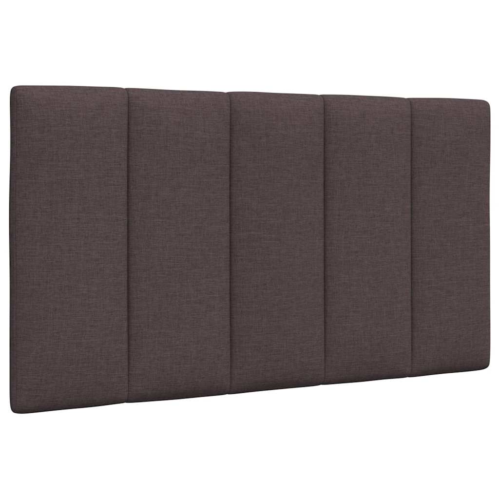 Almofadão de cabeceira hanko 80 cm tecido castanho-escuro