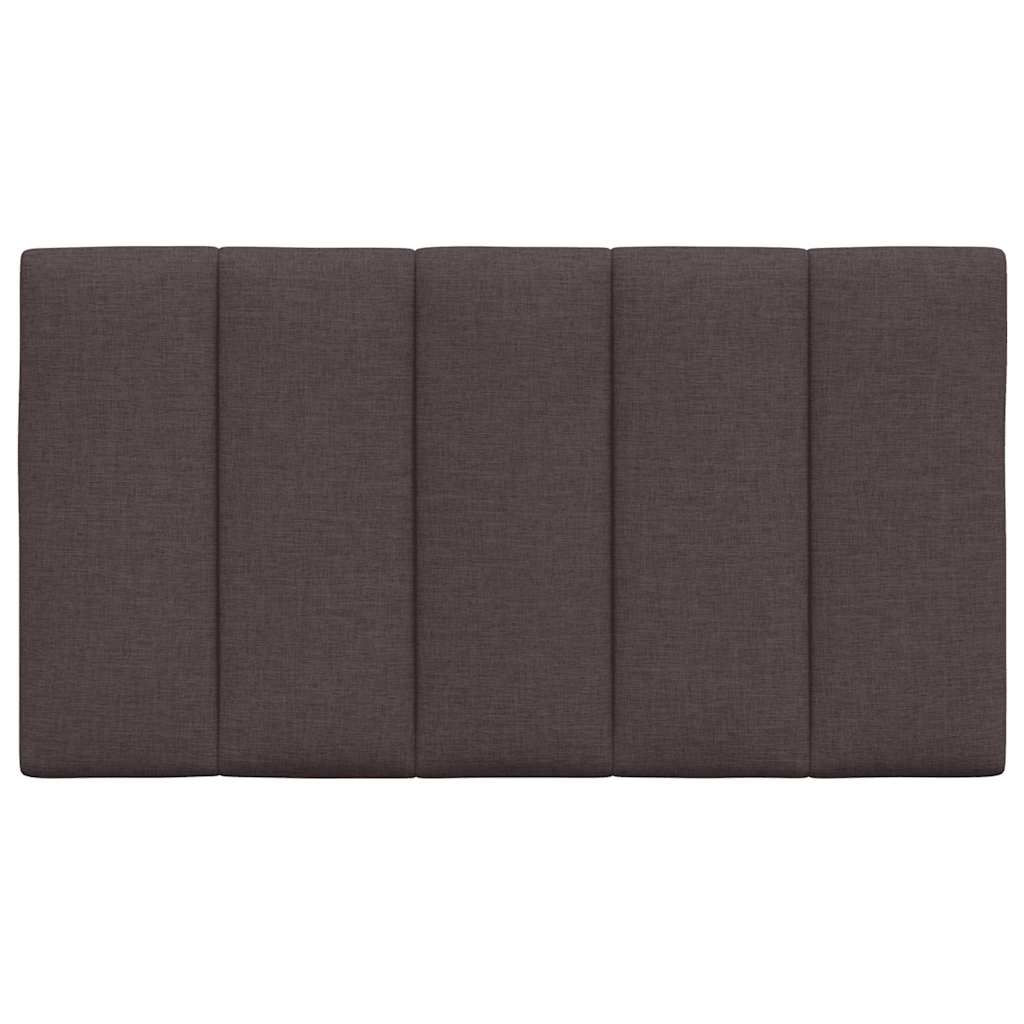 Almofadão de cabeceira hanko 80 cm tecido castanho-escuro