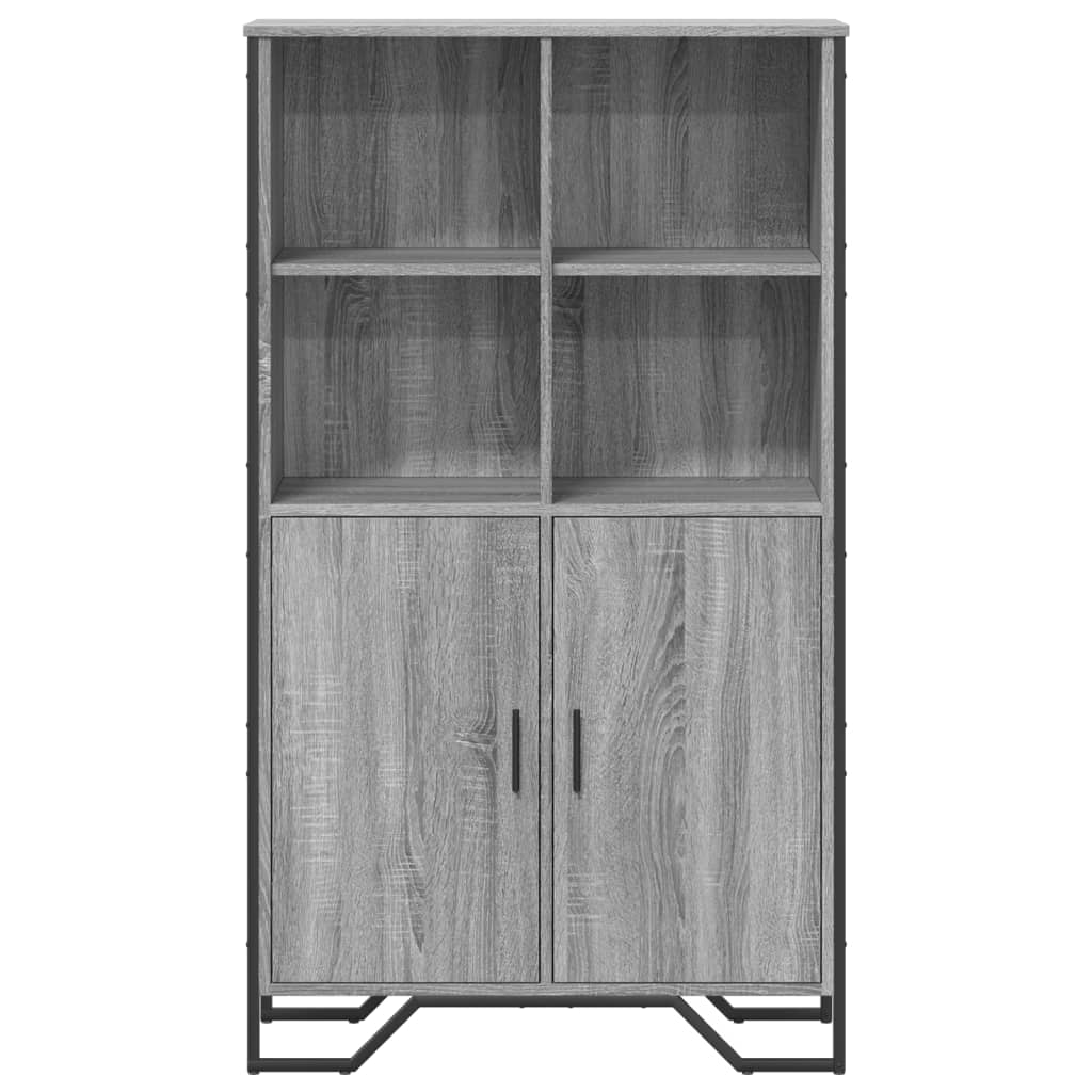 Armário alto 79,5x35,5x137,5 cm deriv. madeira cinzento sonoma