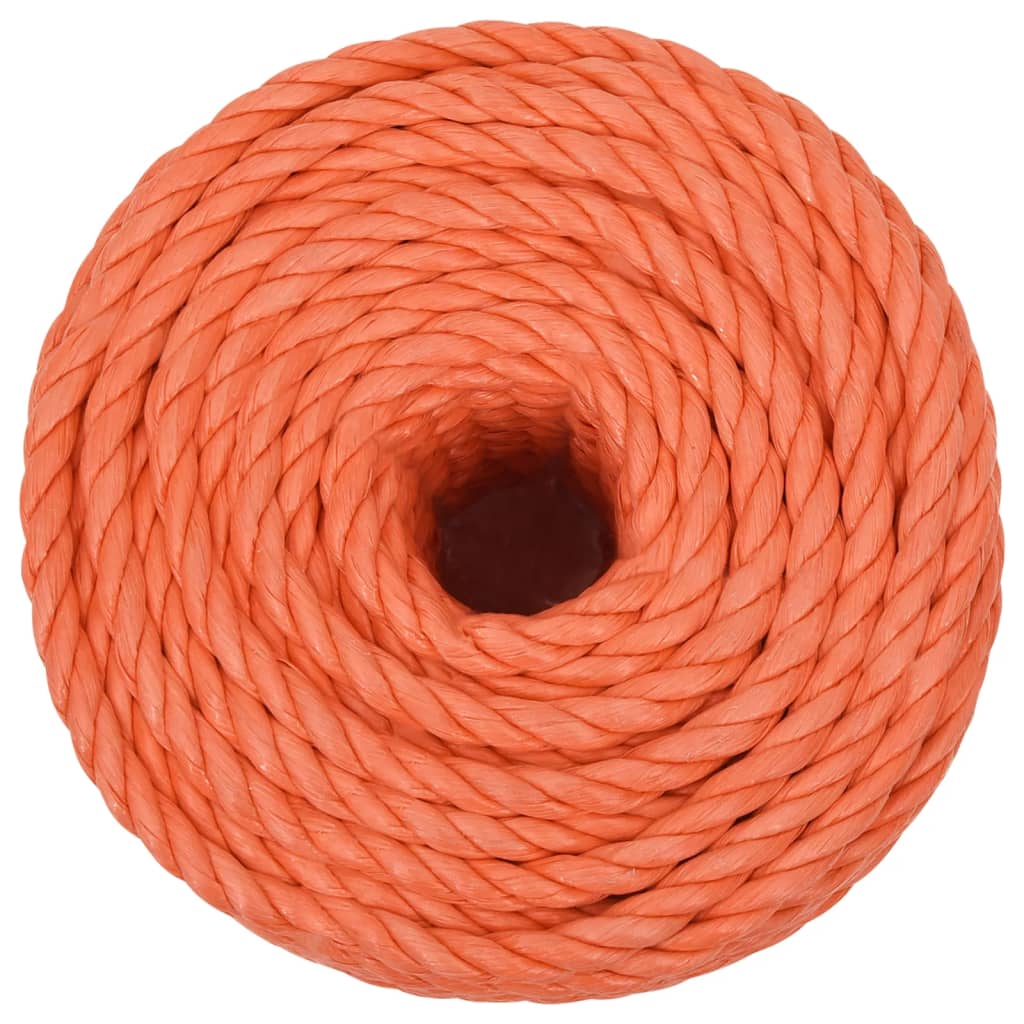 Corda de trabalho 12 mm 50 m polipropileno laranja