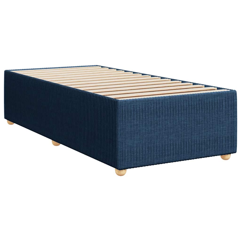 Estrutura de cama sem colchão 80x200 cm azul