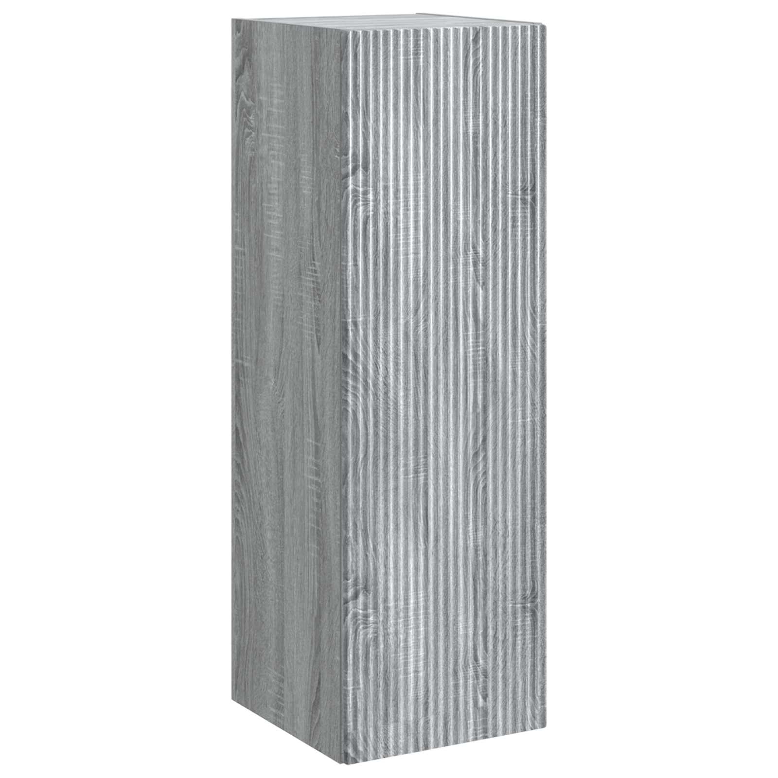 Gabinete de banheiro suspenso sonoma cinzento 33 x 34,5 x 60 cm