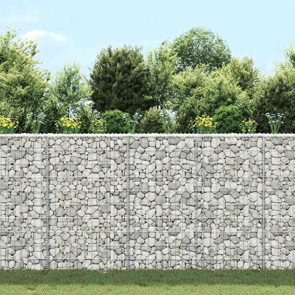 Canteiro elevado/cesto gabião trapézio 100x20x100cm aço galvan.