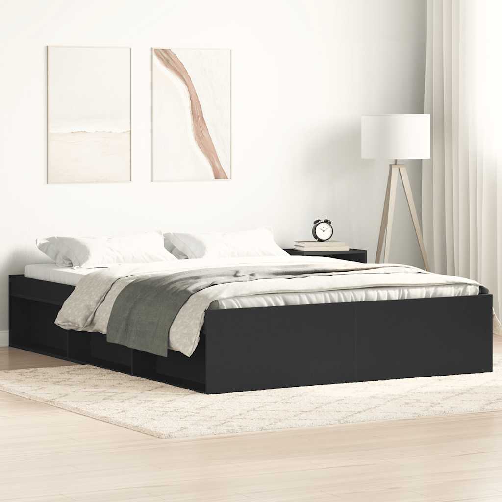 Estrutura de cama 120x200 cm preto