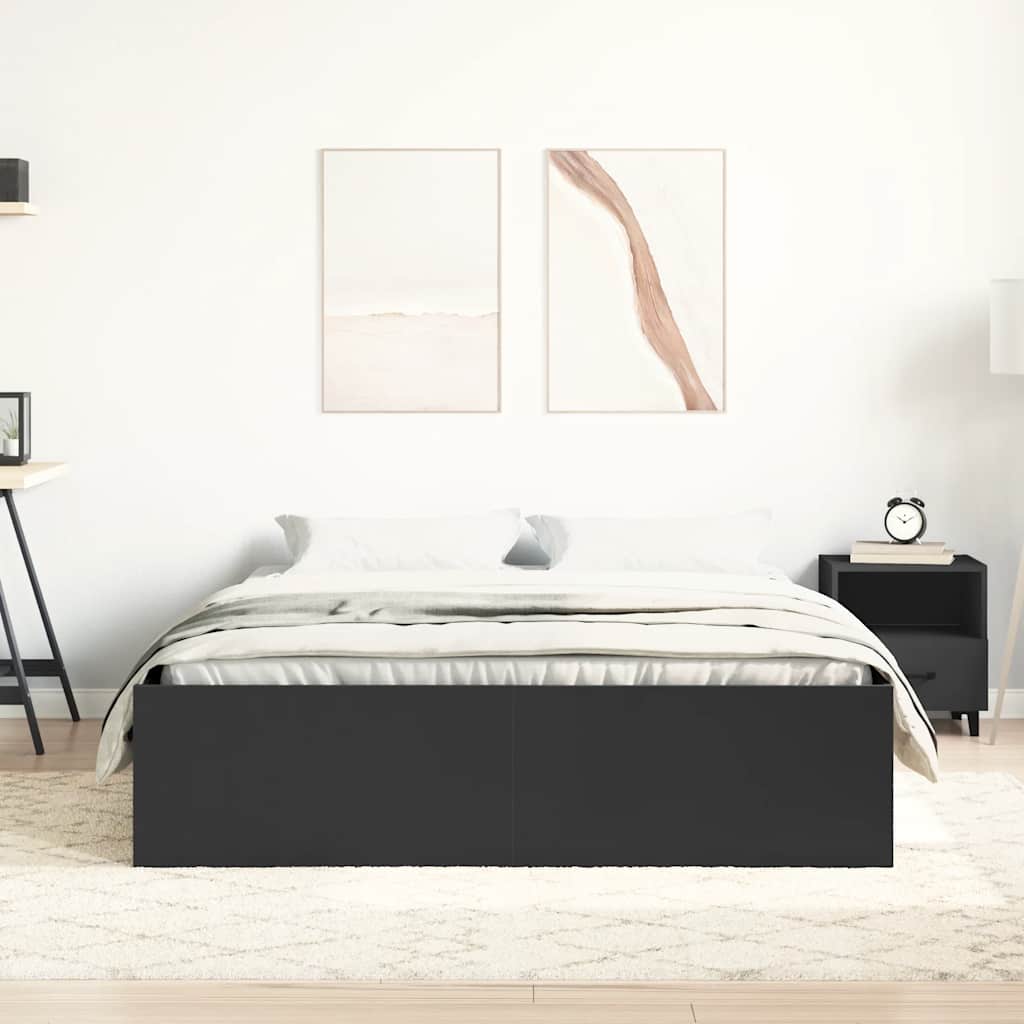 Estrutura de cama 120x200 cm preto