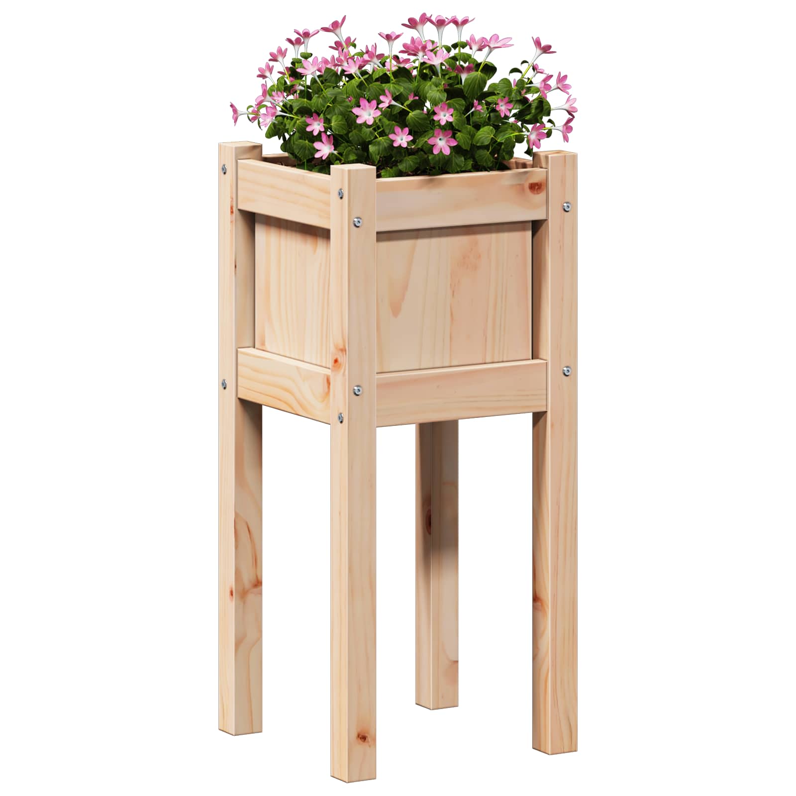 Vaso de jardim natura 31 x 31 x 70 cm