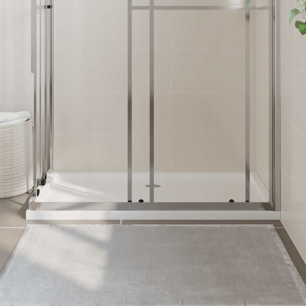 Base de chuveiro retangular 70x120 cm ABS branco