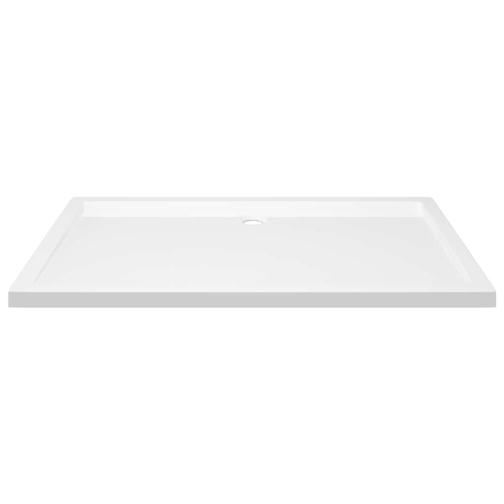 Base de chuveiro retangular 70x120 cm ABS branco