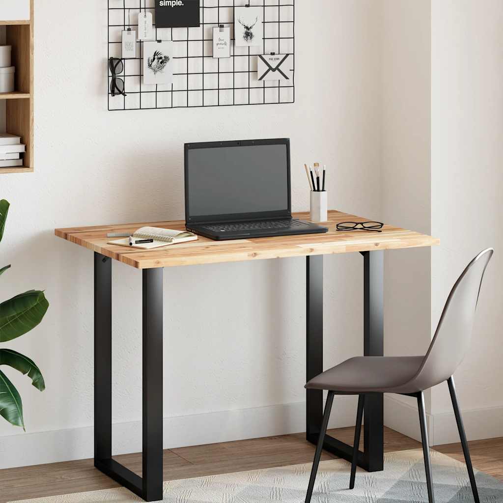 Tampo de mesa retangular 120x70x2 cm madeira de acácia maciça