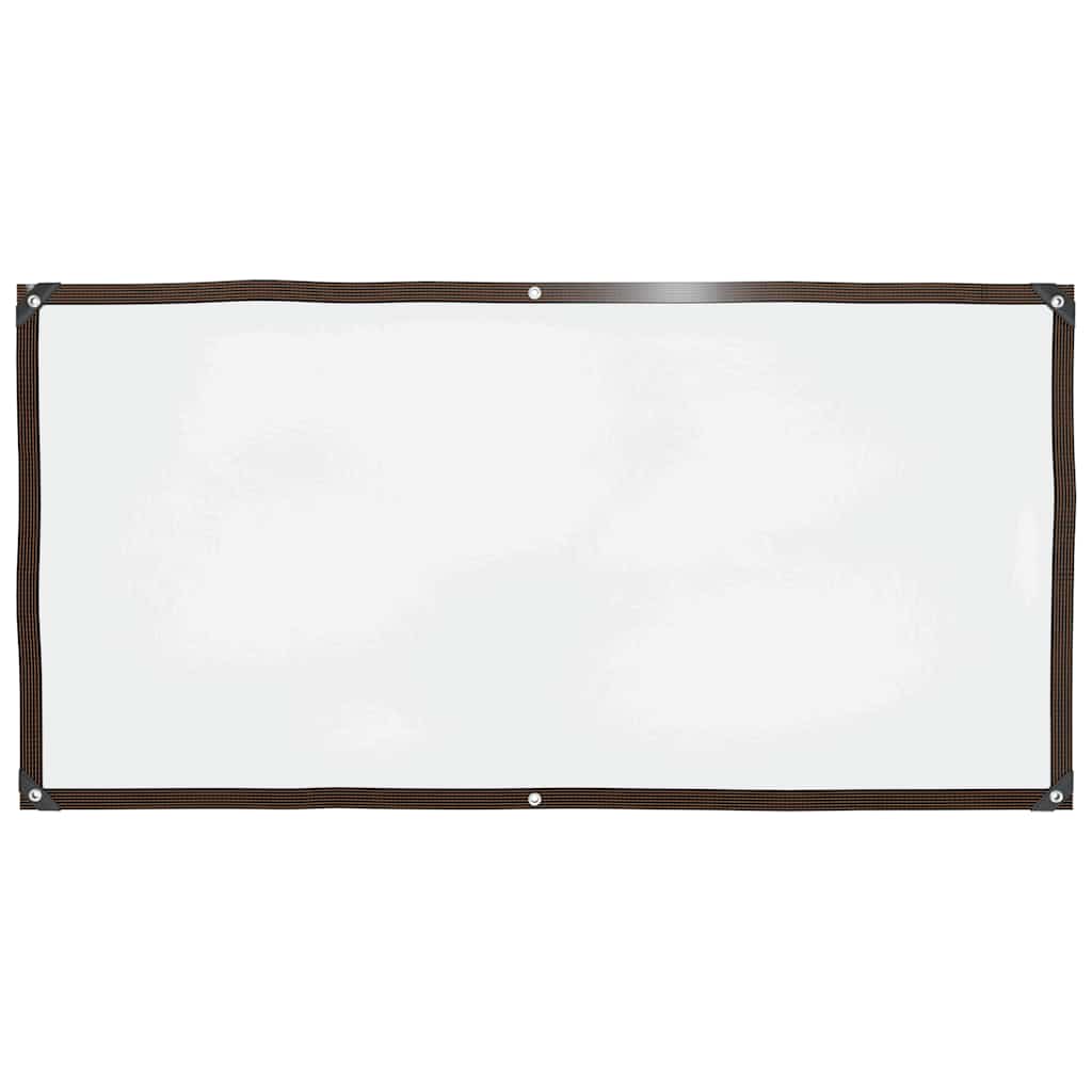 Encerado transparente com ilhós 1x2 m polietileno