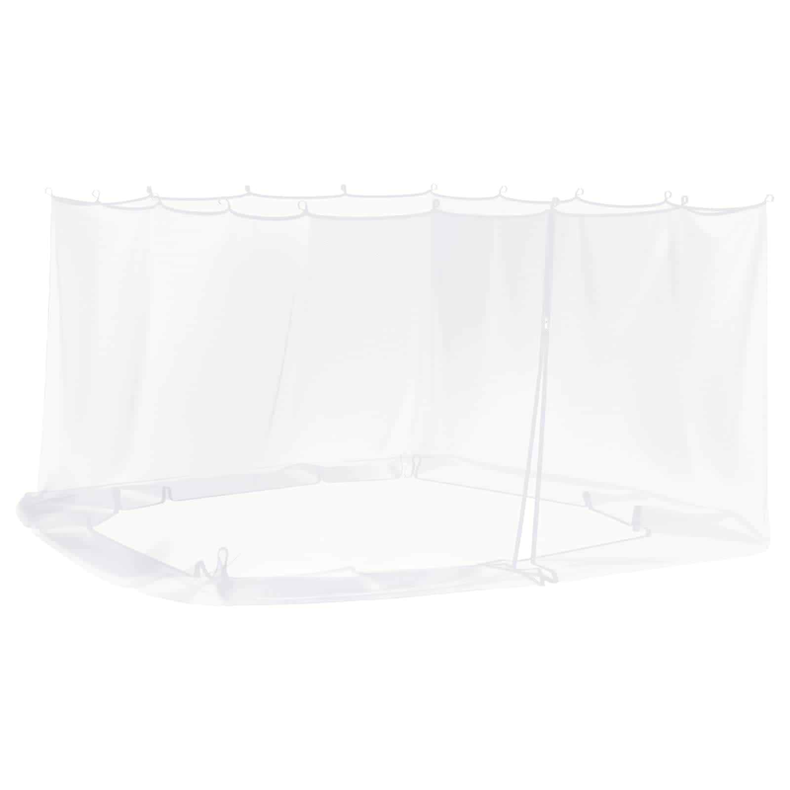 Rede mosquiteira para gazebo 220 mesh branco 3,6 x 3,6 x 2 cm