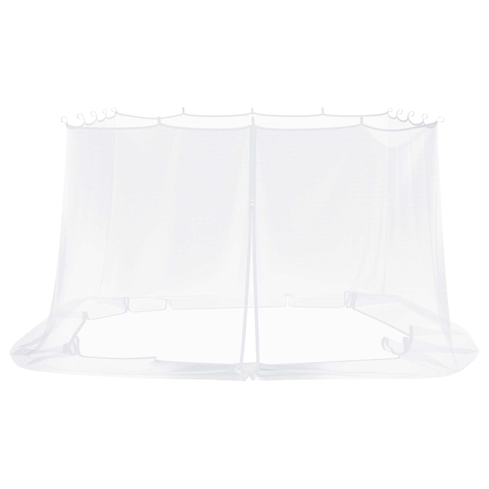 Rede mosquiteira para gazebo 220 mesh branco 3,6 x 3,6 x 2 cm