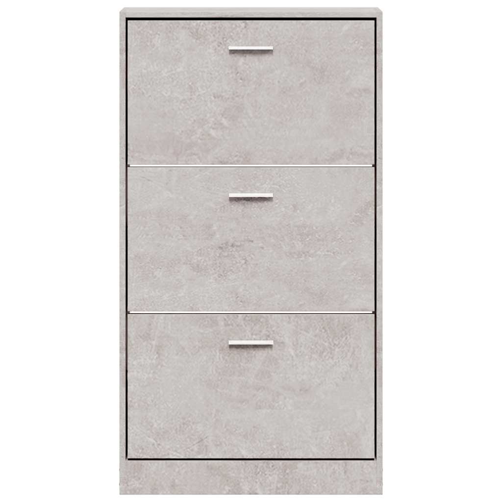 Sapateira 59x17x108 cm derivados de madeira cinzento cimento