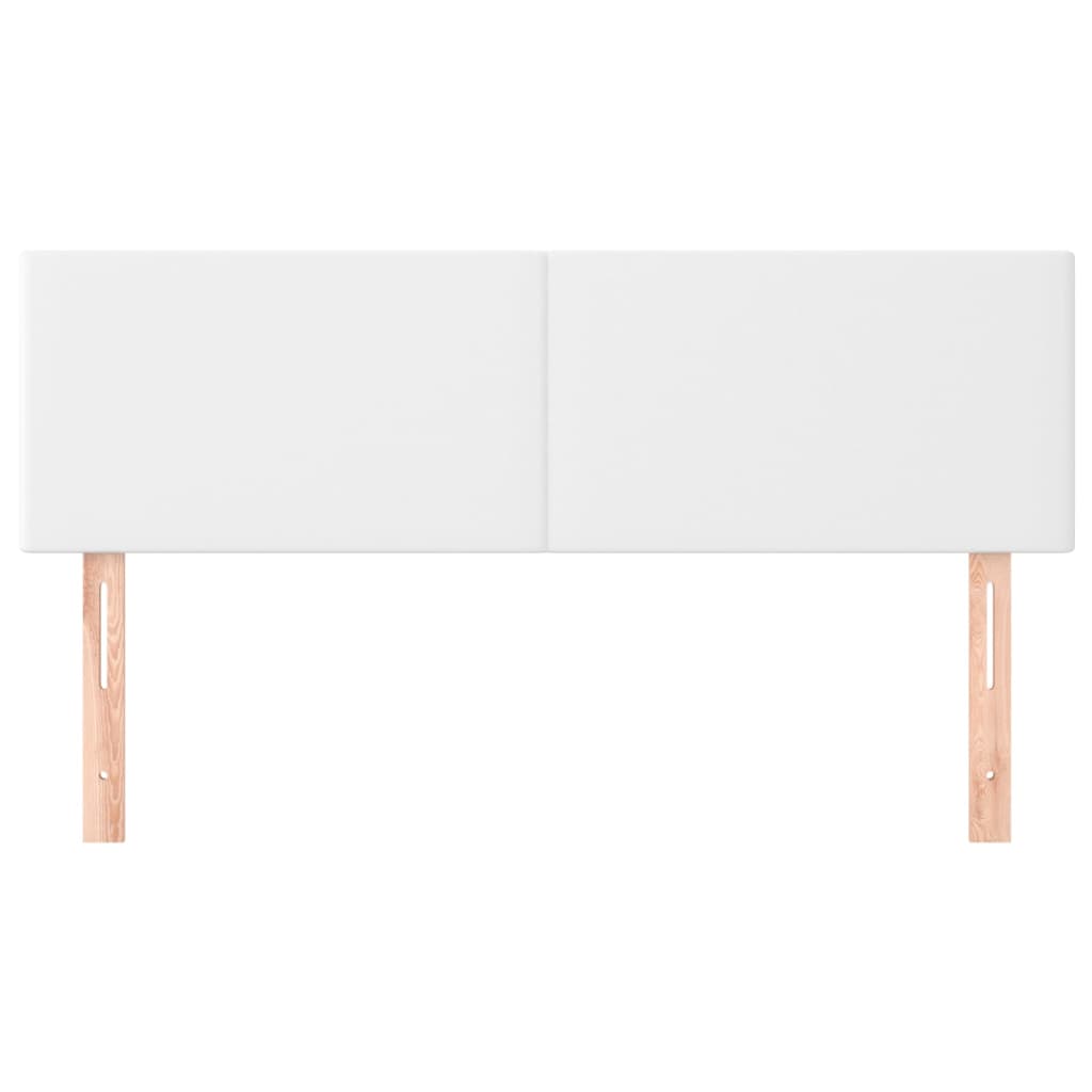 Cabeceiras branco 144x5x78/88 cm couro artificial