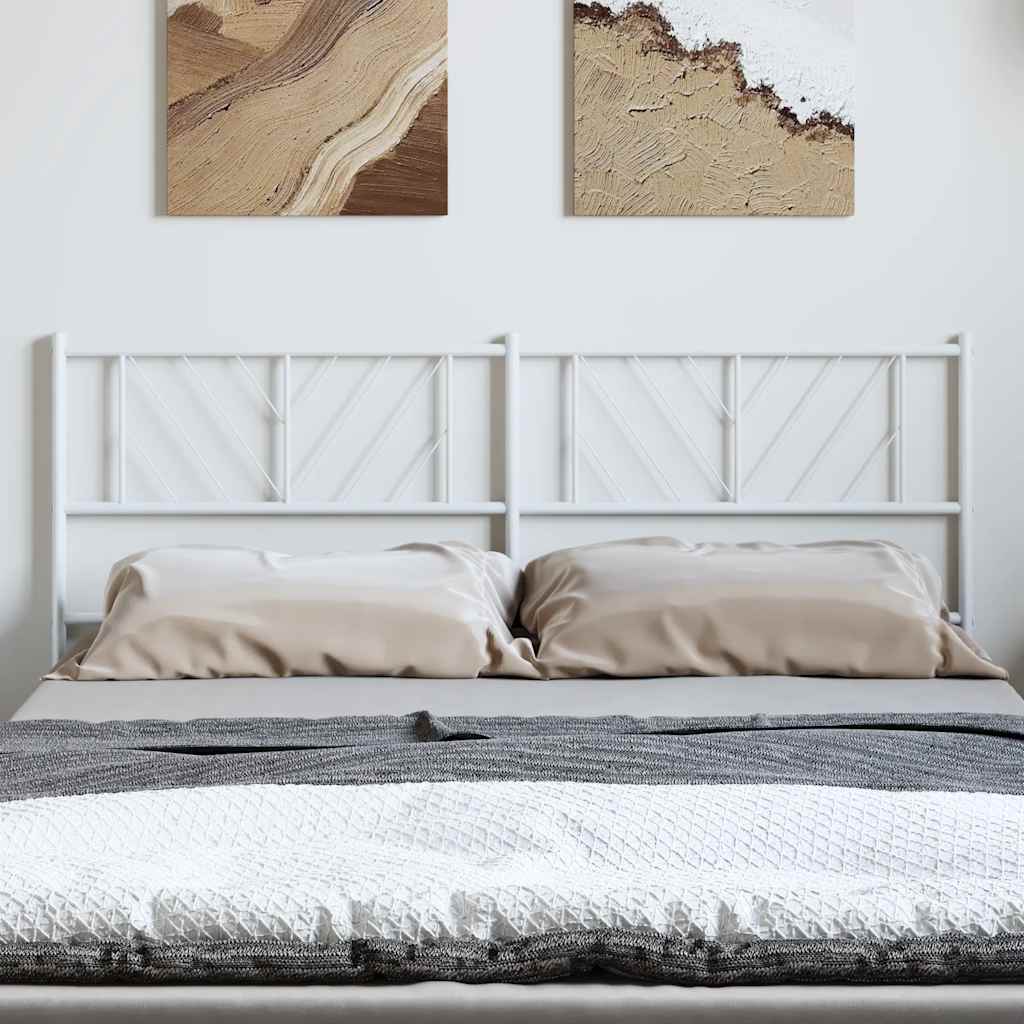 Cabeceira de substituição 135 cm metal branco