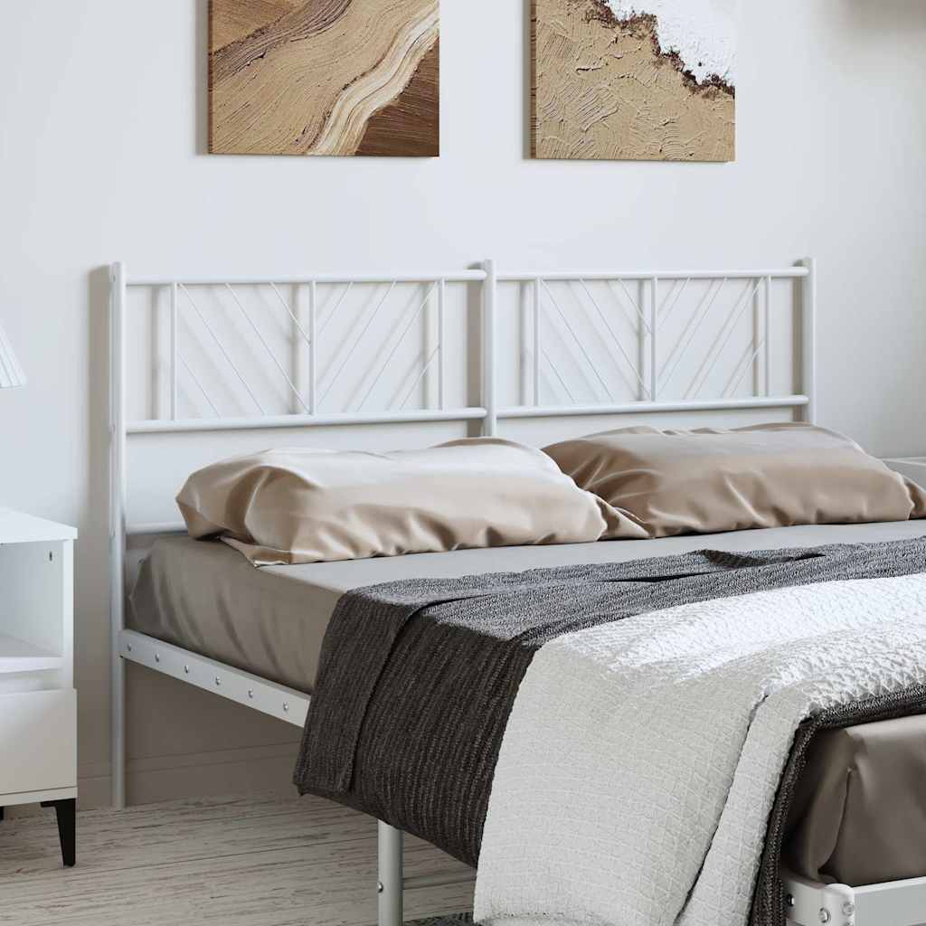 Cabeceira de substituição 135 cm metal branco