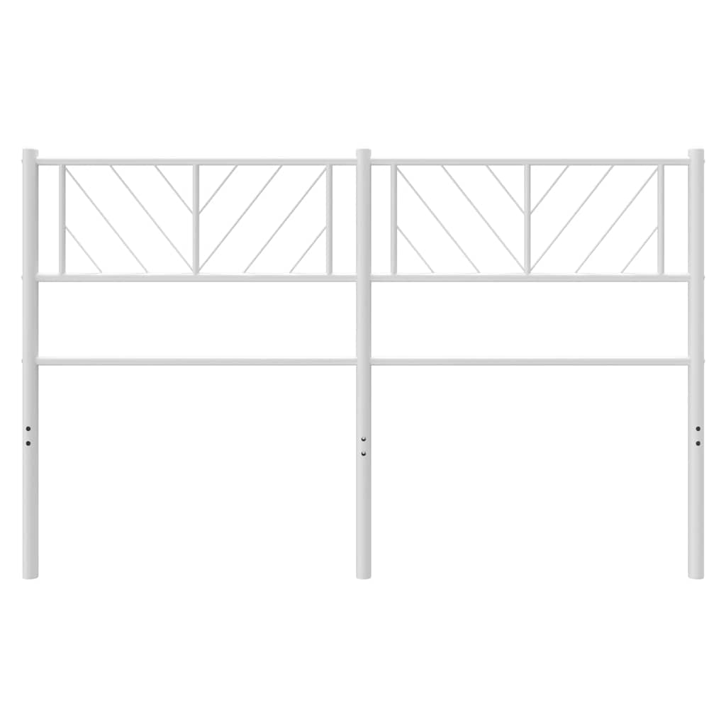 Cabeceira de substituição 135 cm metal branco