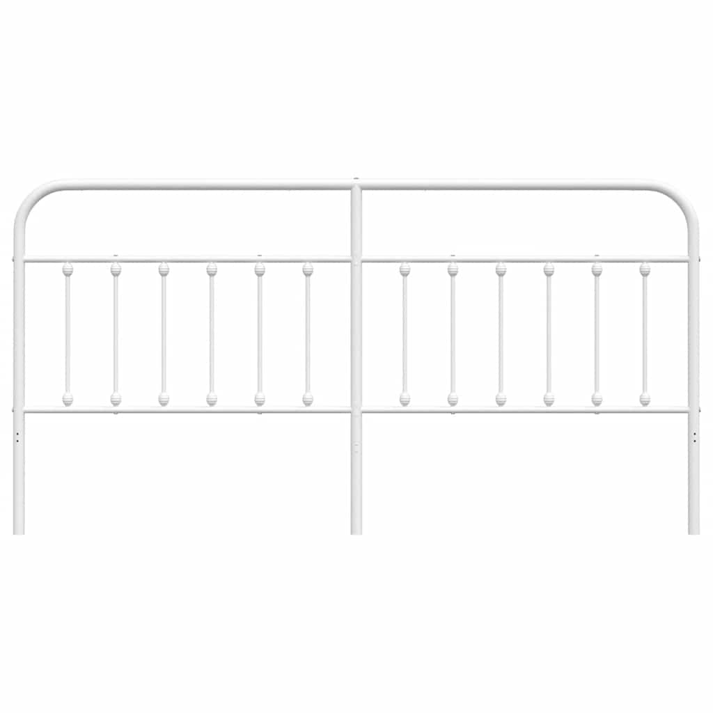 Cabeceira de substituição 193 cm metal branco