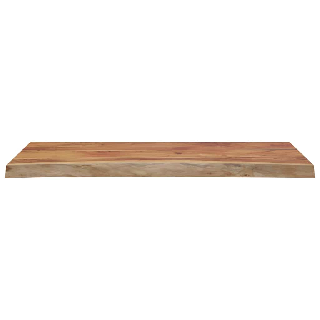 Bancada de casa de banho retangular 140x60x2,5 cm acácia maciça