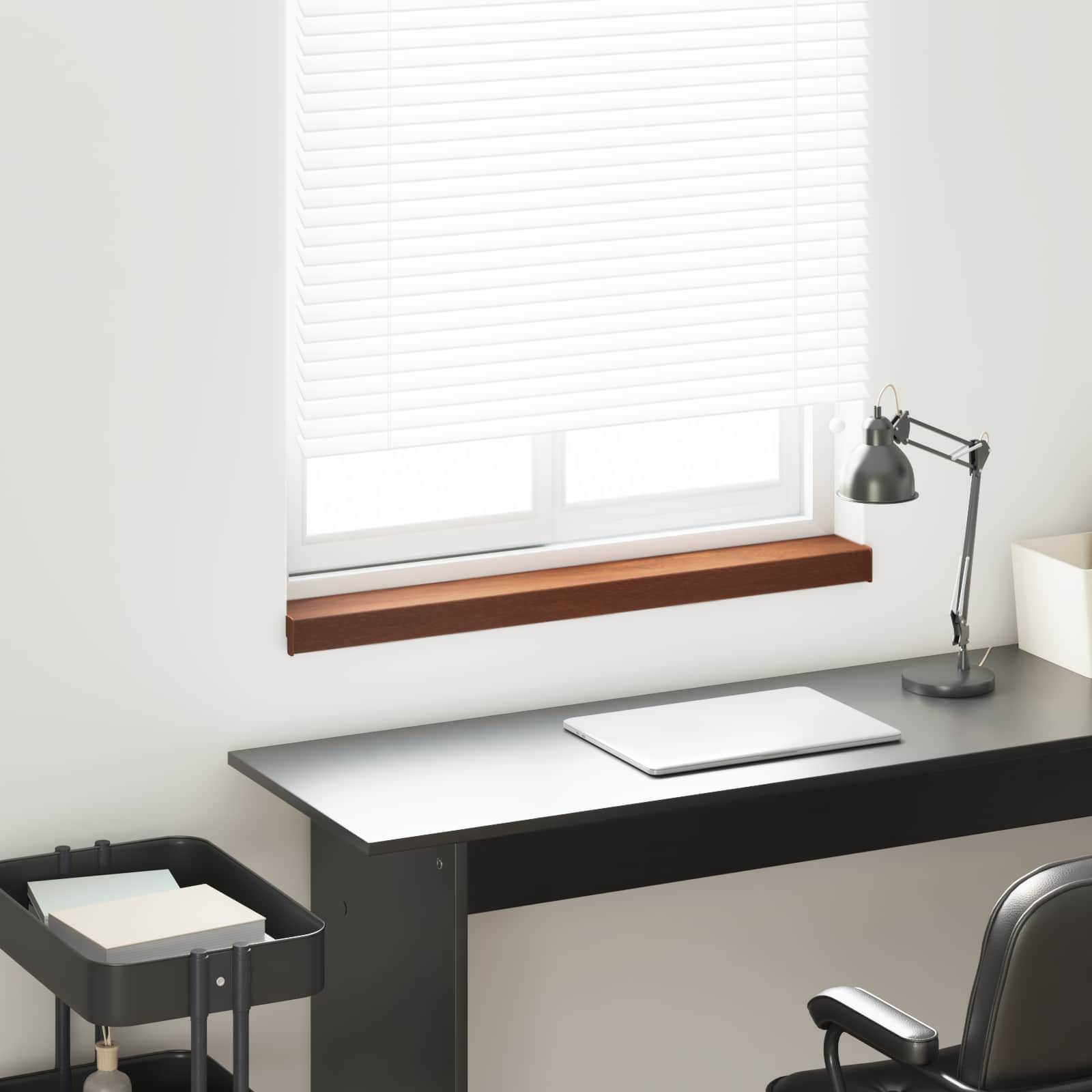 Soleira de janela madeira marrom 60 x 10 x 4,5 cm PVC