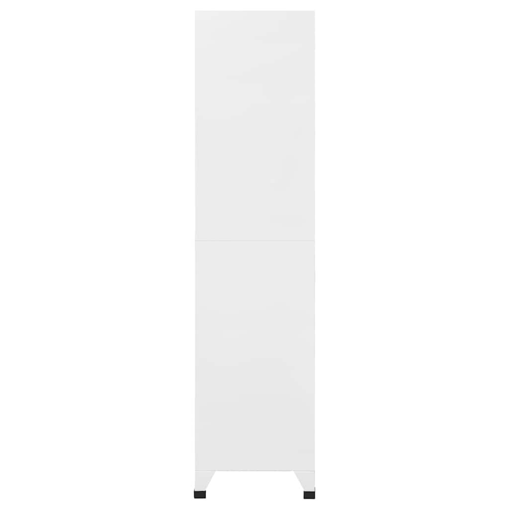 Cacifo 90x40x180 cm aço cinzento-claro e cinzento-escuro