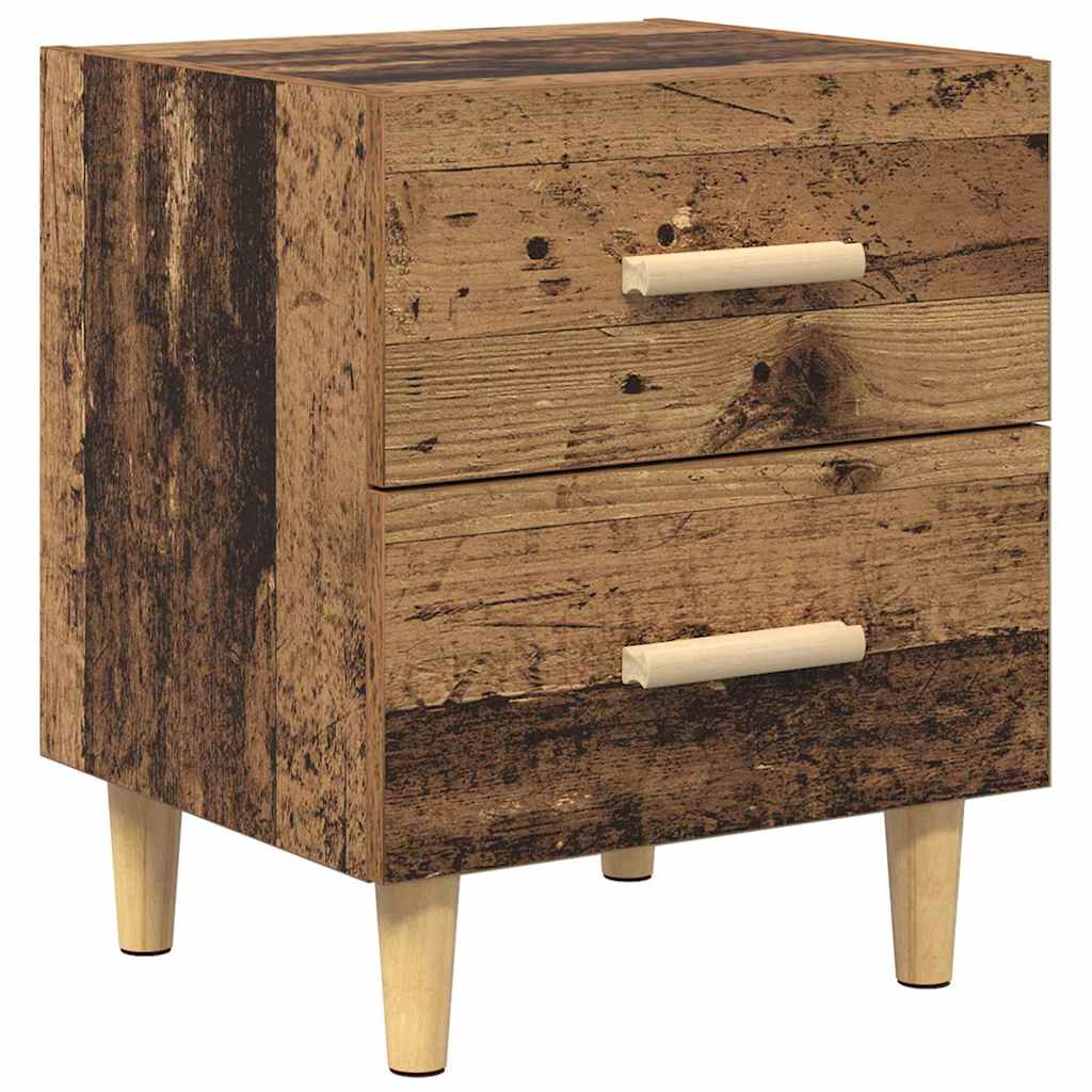Armário de cama madeira antiga 40 x 35 x 47,5cm