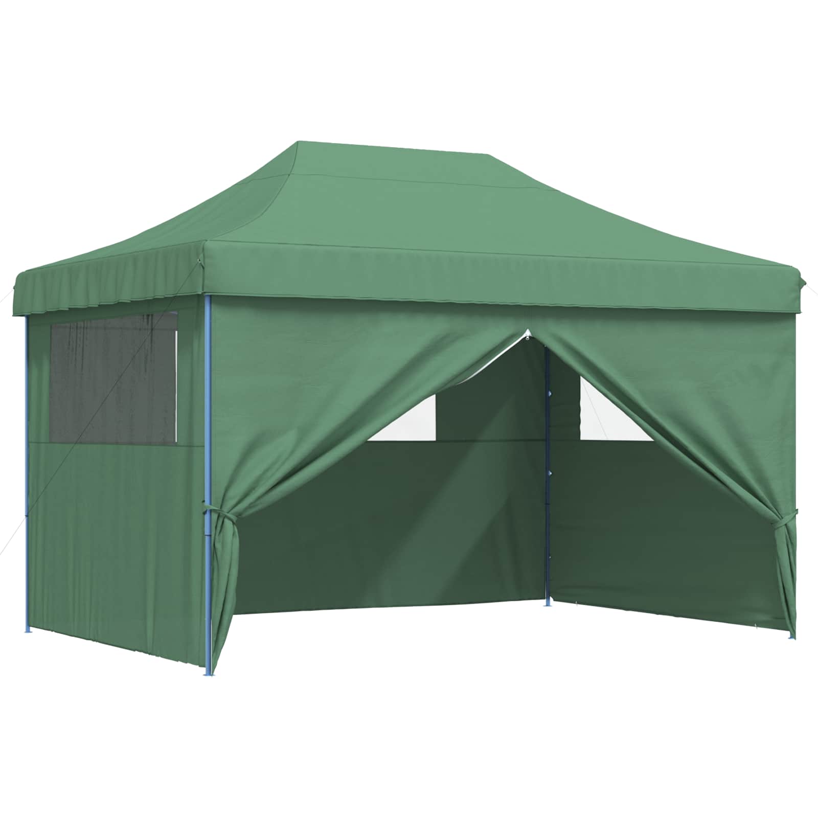 Tenda de festa verde 279 x 410 x 315 cm tecido oxford