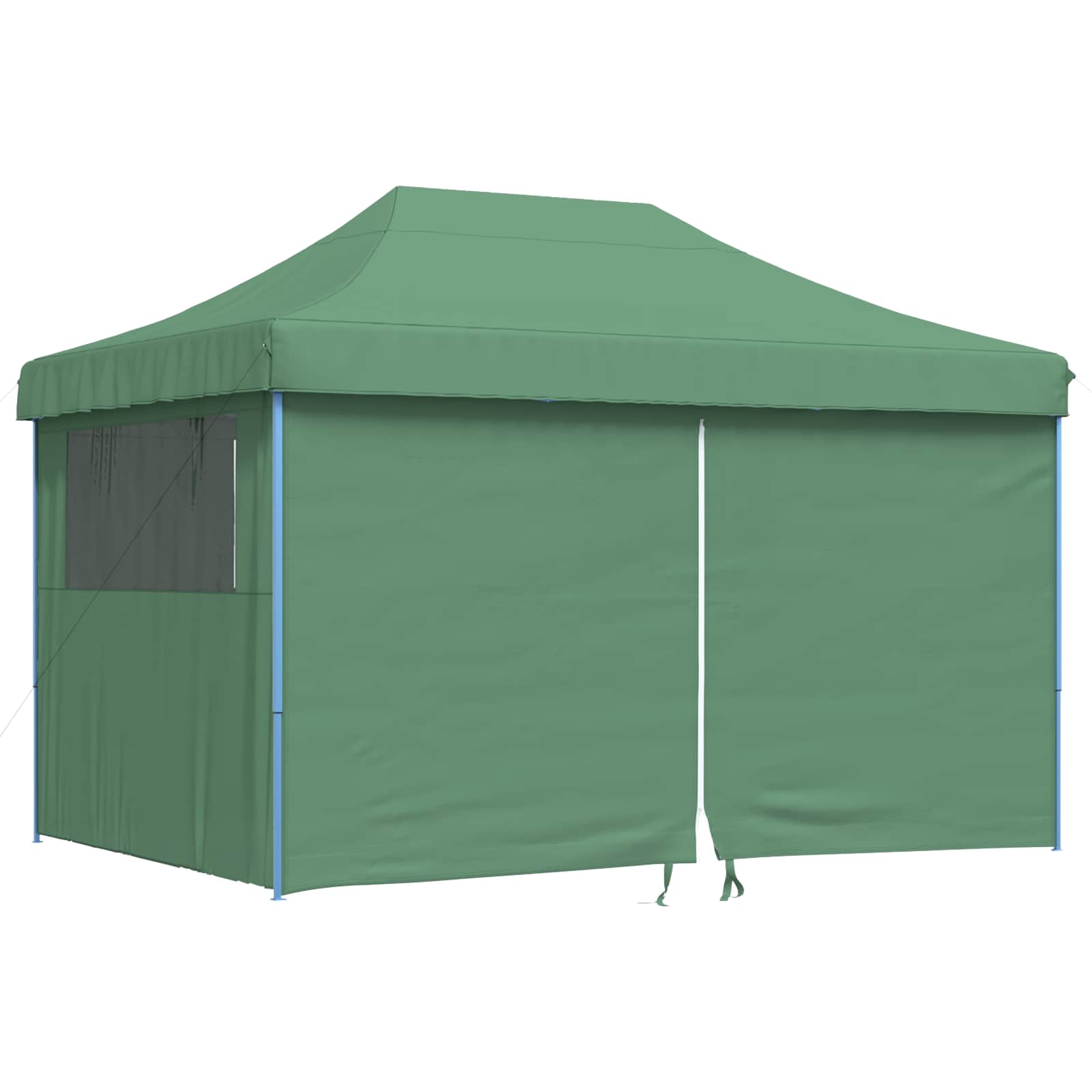 Tenda de festa verde 279 x 410 x 315 cm tecido oxford