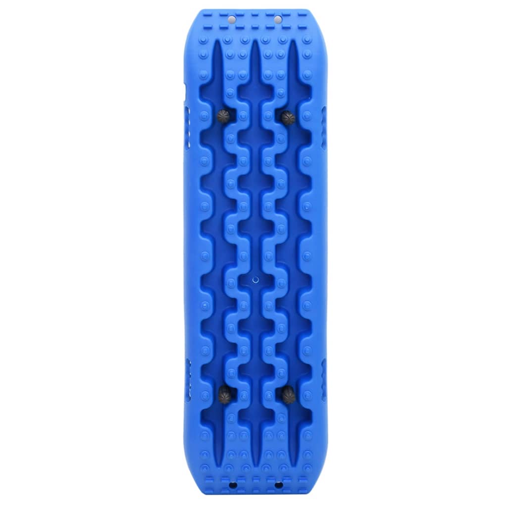 Placas de tração 2 pcs 106x30,5x7 cm nylon azul