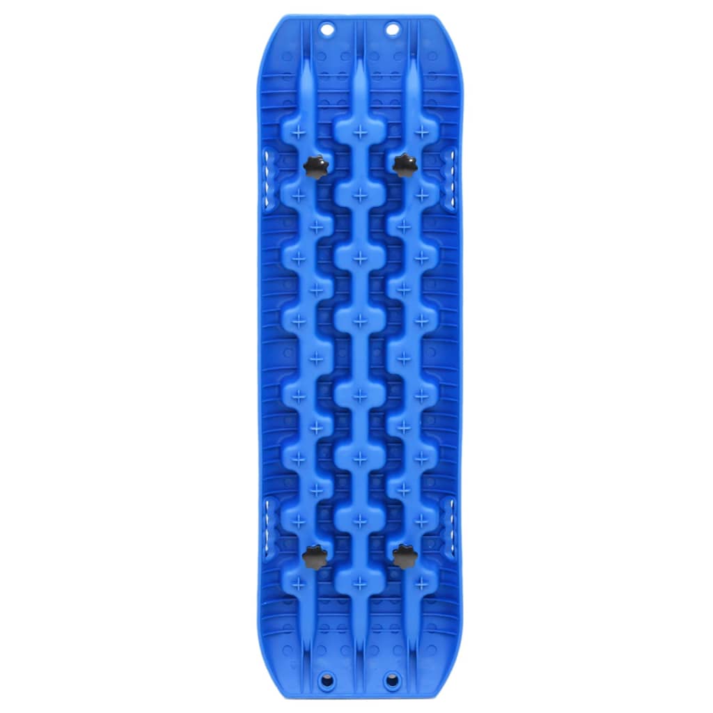 Placas de tração 2 pcs 106x30,5x7 cm nylon azul