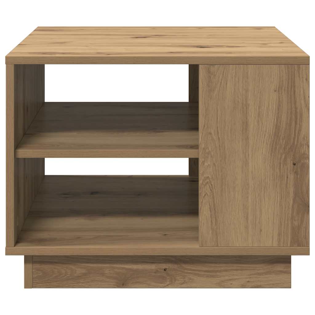 Mesa centro 55x55x42 cm derivados de madeira carvalho artisiano
