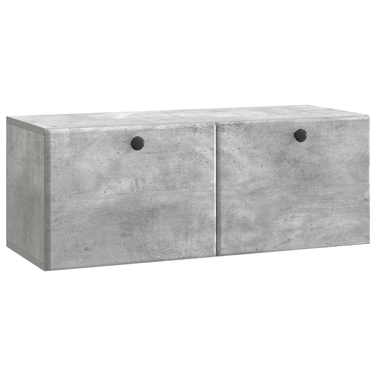 Gabinete de TV de parede 78,5 x 31 x 30 cm cinzento cimento
