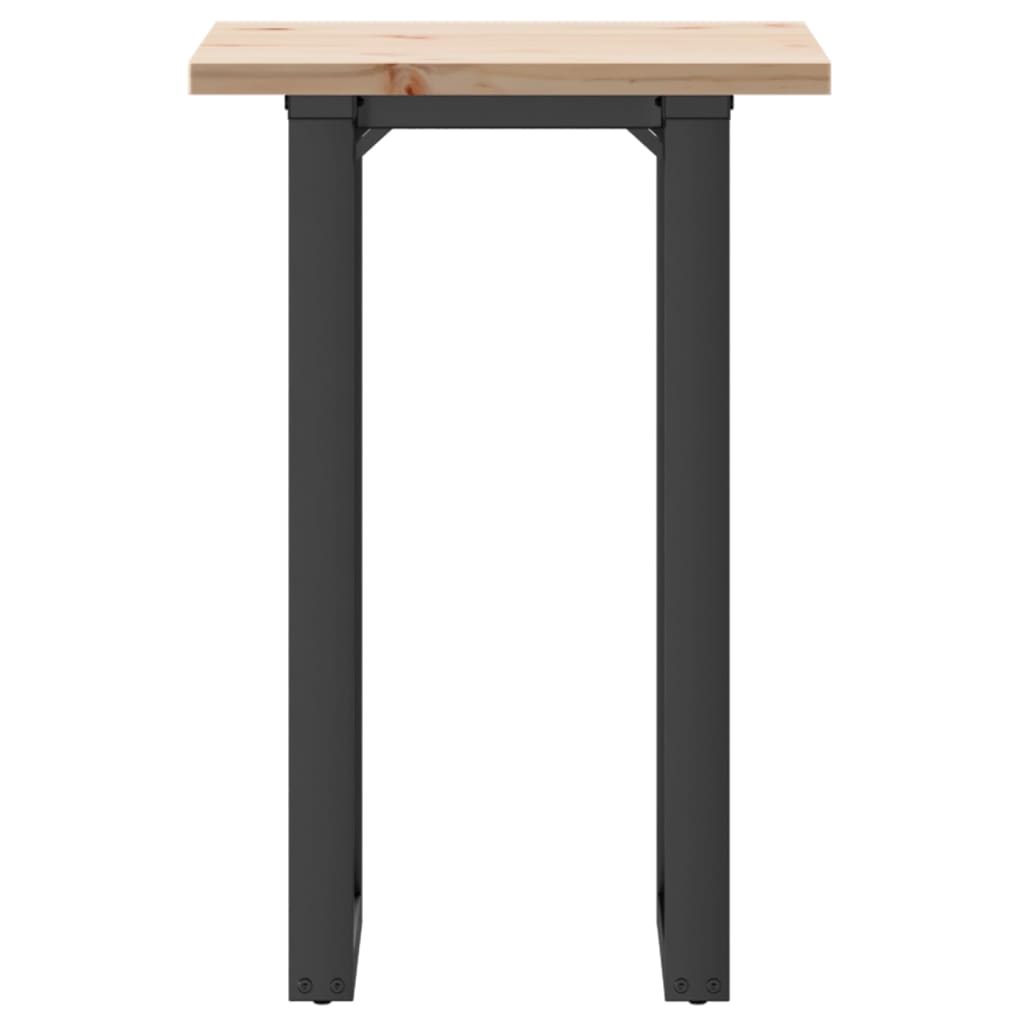 Mesa de jantar estrutura em o 50x50x75,5 cm pinho/aço