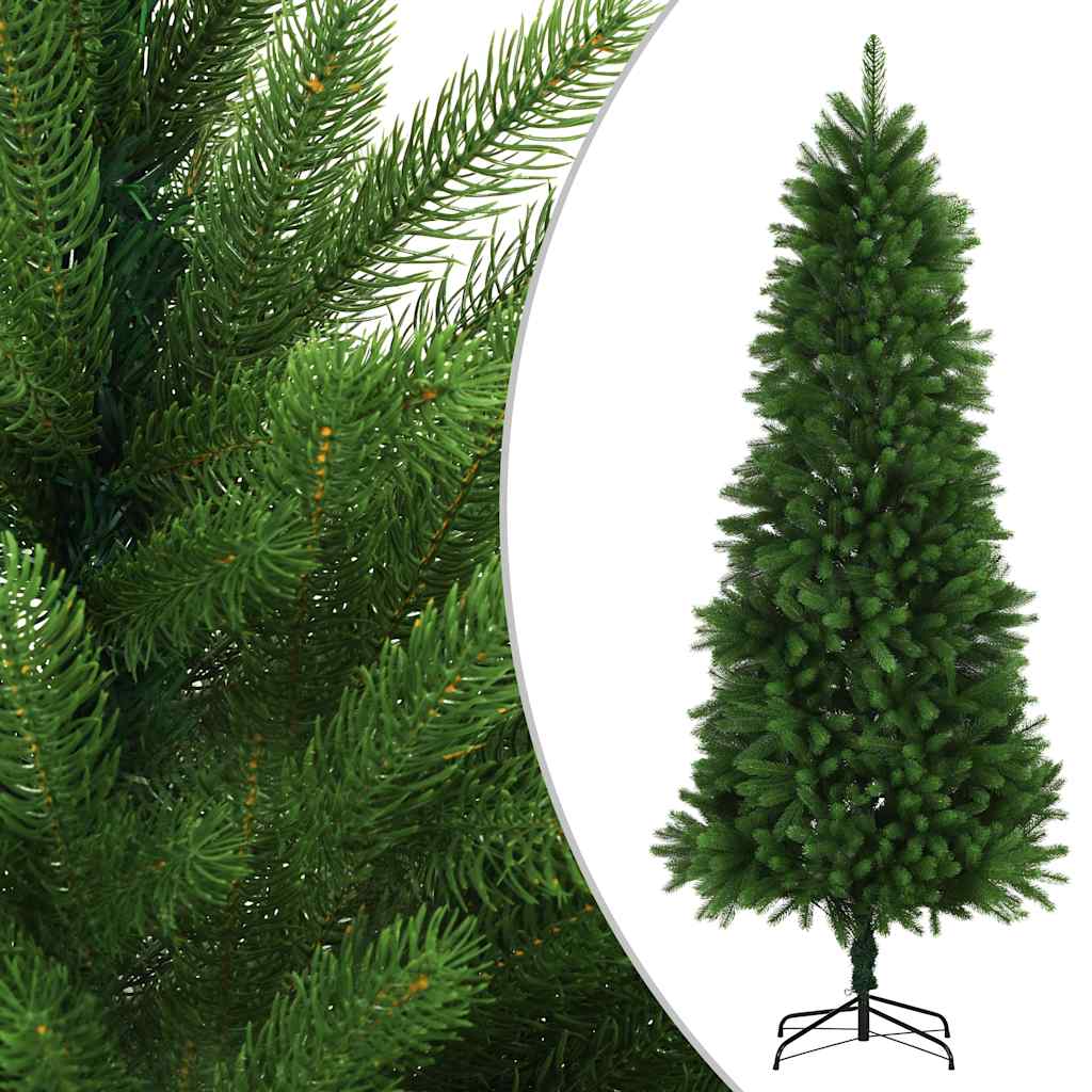 Árvore de natal artificial agulhas realistas 240 cm verde