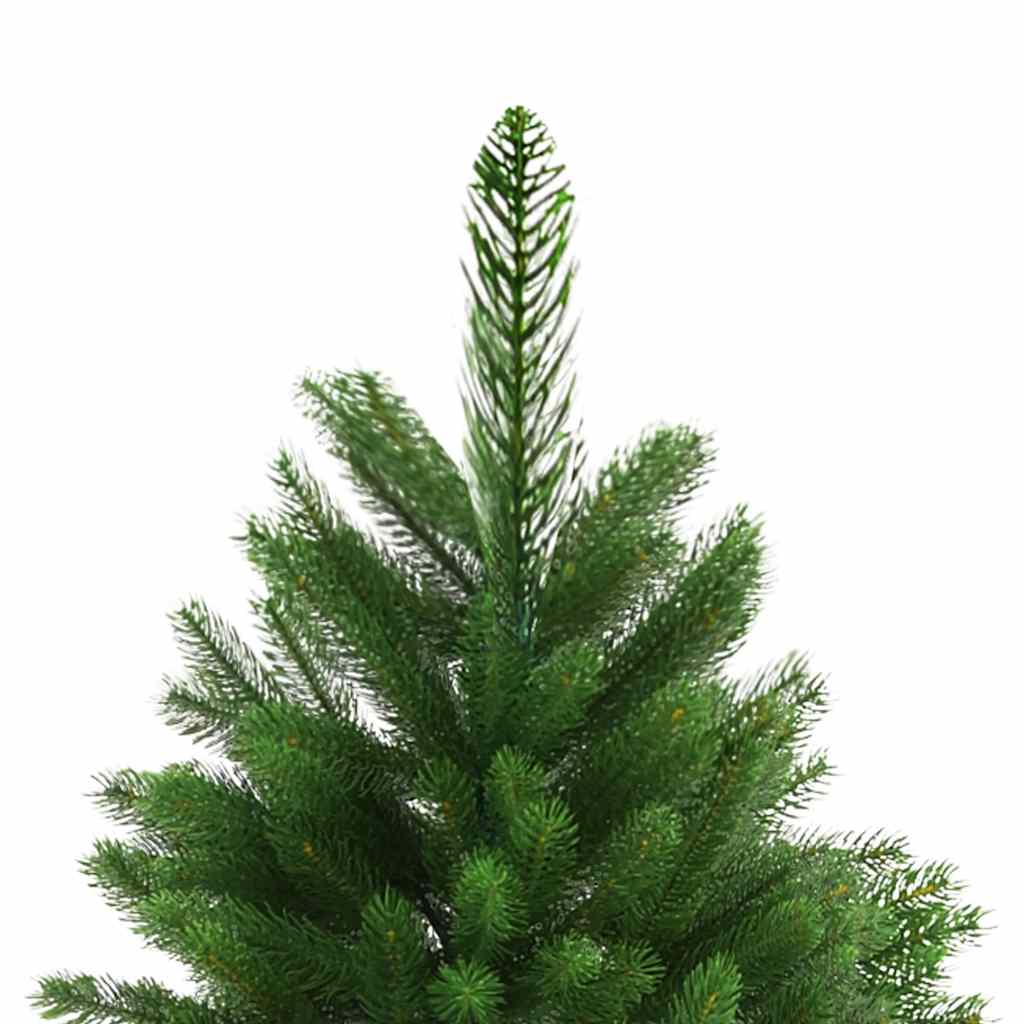 Árvore de natal artificial agulhas realistas 240 cm verde