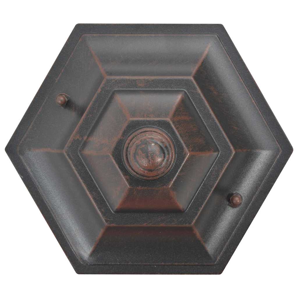 Candeeiros de pé para jardim 6 pcs e27 110 cm alumínio bronze