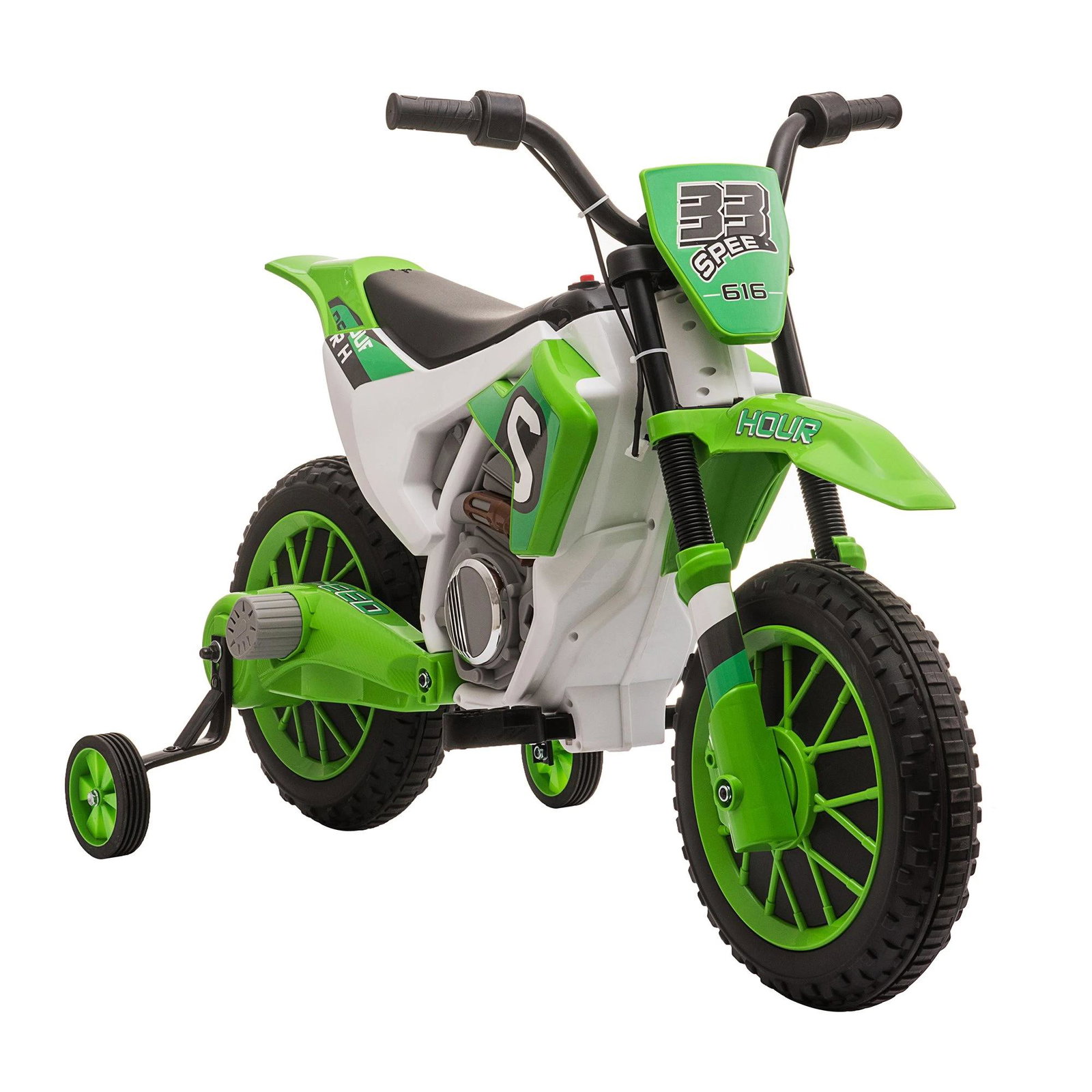 Mota Elétrica para Crianças acima de 3 Anos 12V Mota de Brinquedo Infantil com 2 Rodas de Equilíbrio Velocidade Máx. 8km/h Arran