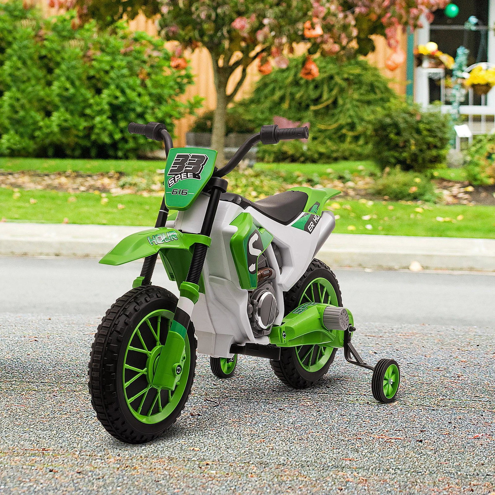 Mota Elétrica para Crianças acima de 3 Anos 12V Mota de Brinquedo Infantil com 2 Rodas de Equilíbrio Velocidade Máx. 8km/h Arran