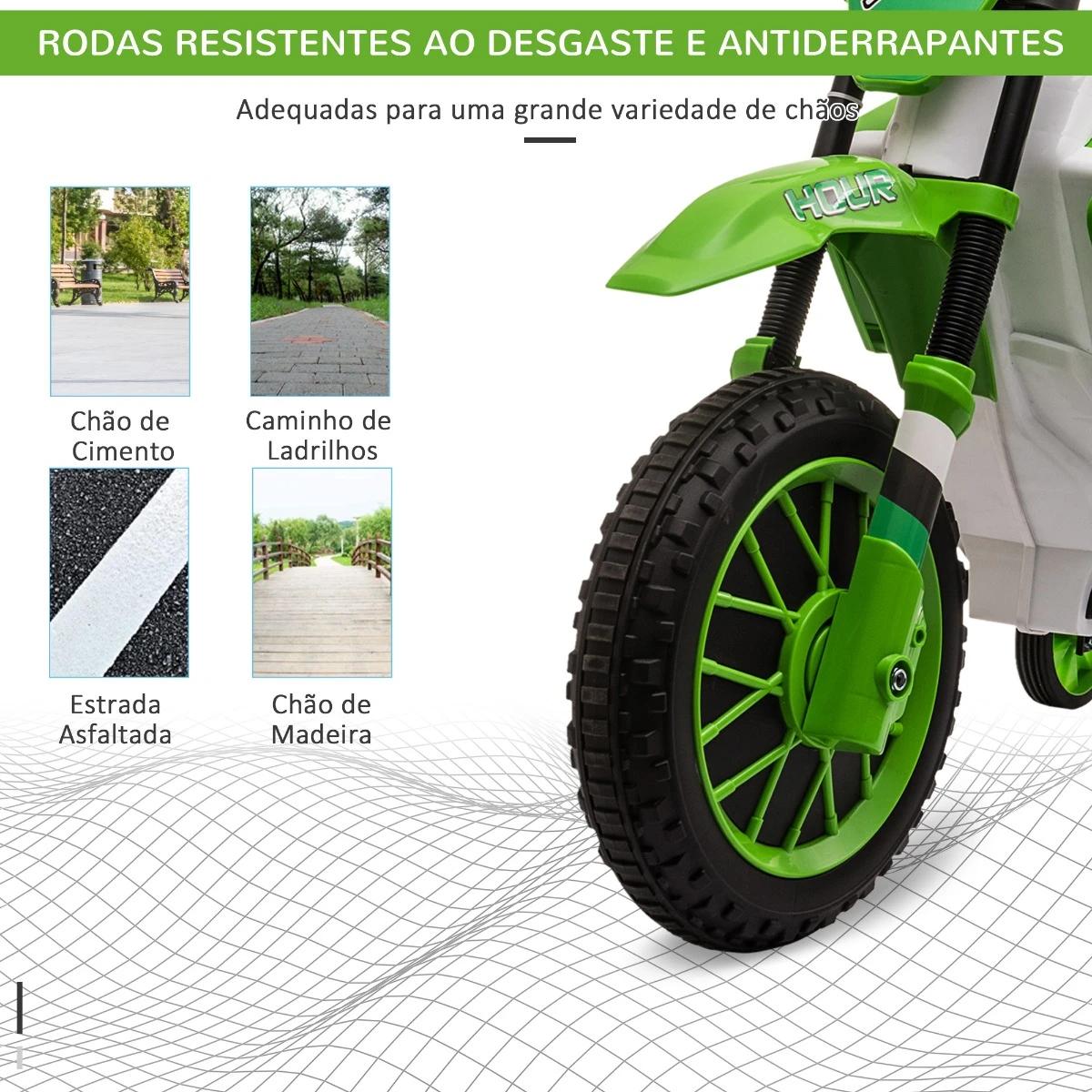Mota Elétrica para Crianças acima de 3 Anos 12V Mota de Brinquedo Infantil com 2 Rodas de Equilíbrio Velocidade Máx. 8km/h Arran