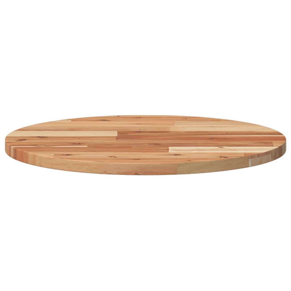Tampo de mesa redondo ø50x2 cm madeira de acácia maciça