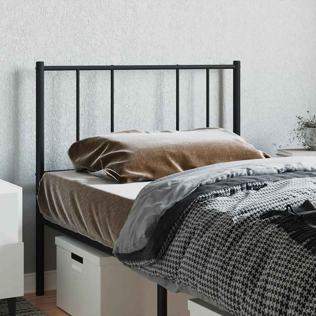 Cabeceira de substituição 90 cm metal preto