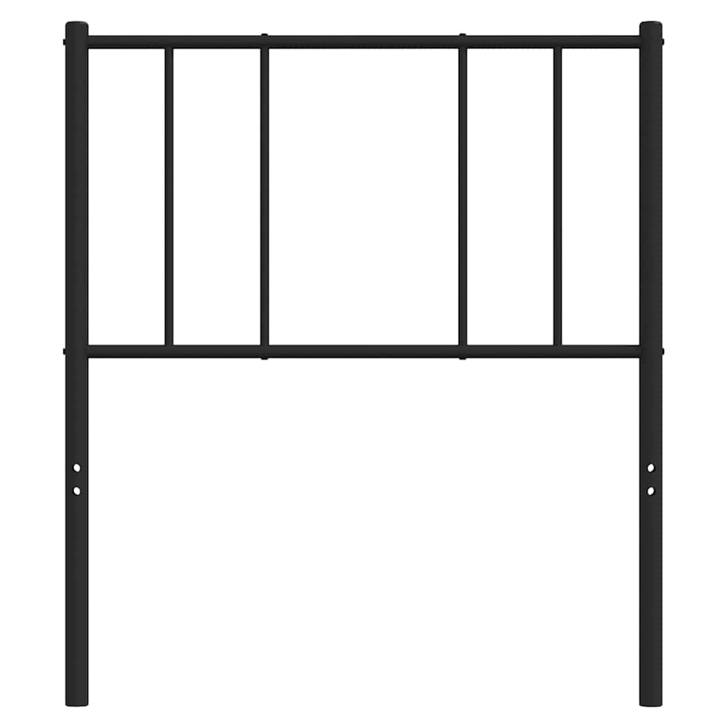 Cabeceira de substituição 90 cm metal preto