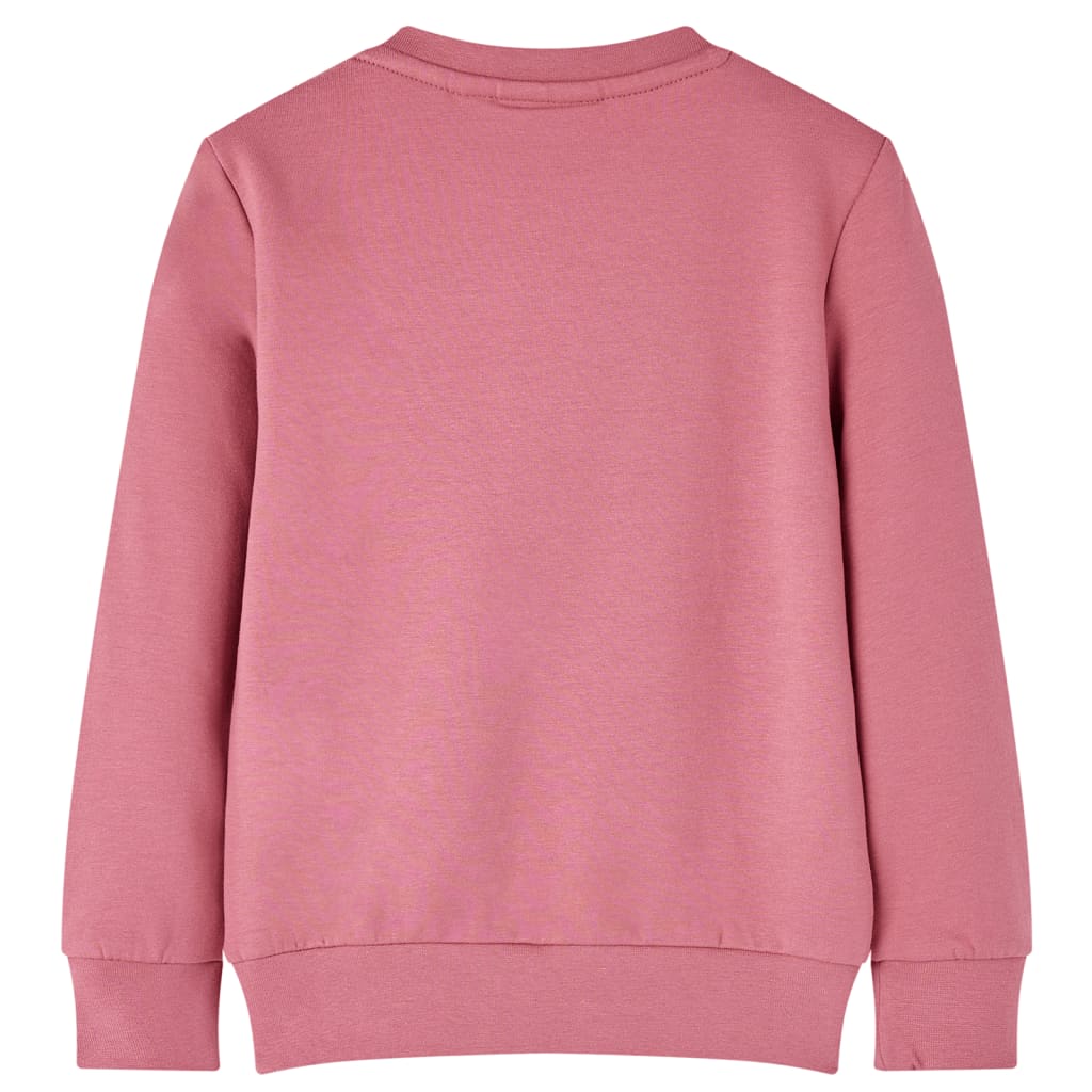 Sweatshirt para criança cor framboesa 104