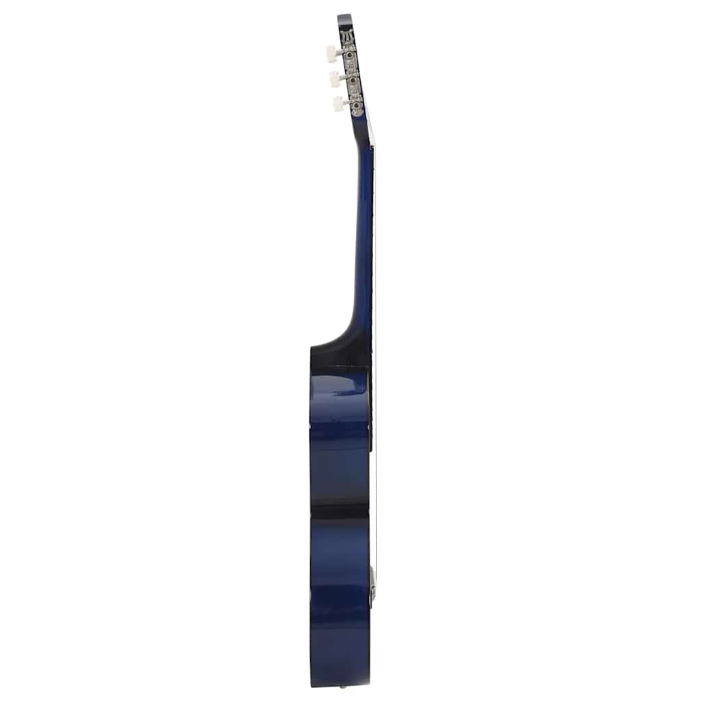 Guitarra clássica cutaway com 6 cordas 38" azul sombreado