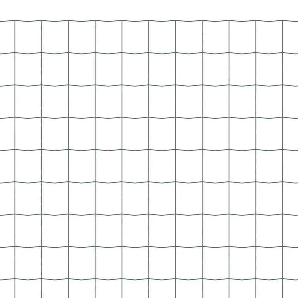 Cerca 10x1 m aço cinzento